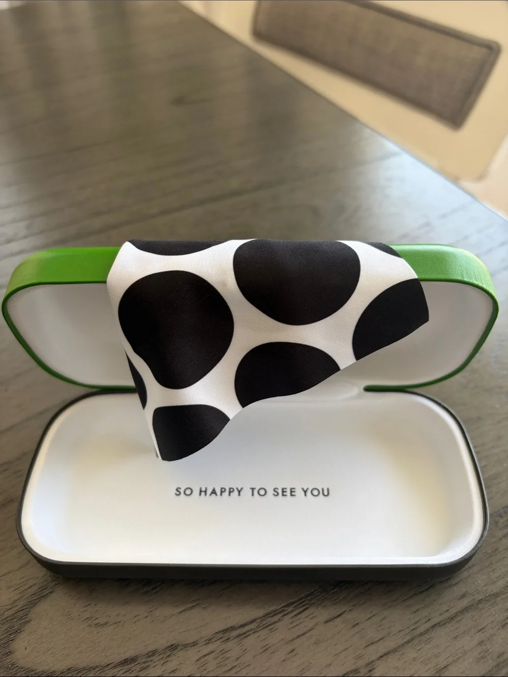 kate spade Bright Green Hard Eyewear Case